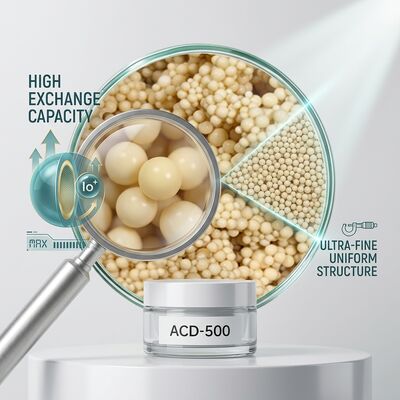 ACD-160 Phosphate Fouling Control Resin Boiler Feedwater Treatment RO Membrane Protection 99.8% Purity Media