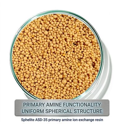 Sphelite ASD-35 Primary Amine Resin Natural Gas Sweetening for CO2 Removal