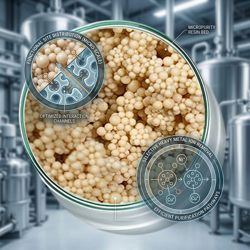 ACD-100 Amino Carboxylic Acid Chelating Resin Removes Cu Ni Zn from Electroplating Wastewater Treatment